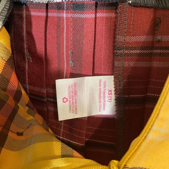 No Boundaries Junior's Pleated‎ Plaid Skirt Size XS Multicolor Punk Rock Skater - Picture 5 of 9